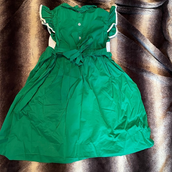 Green Dress From Pleats and Stitches Size 6 - Picture 5 of 6